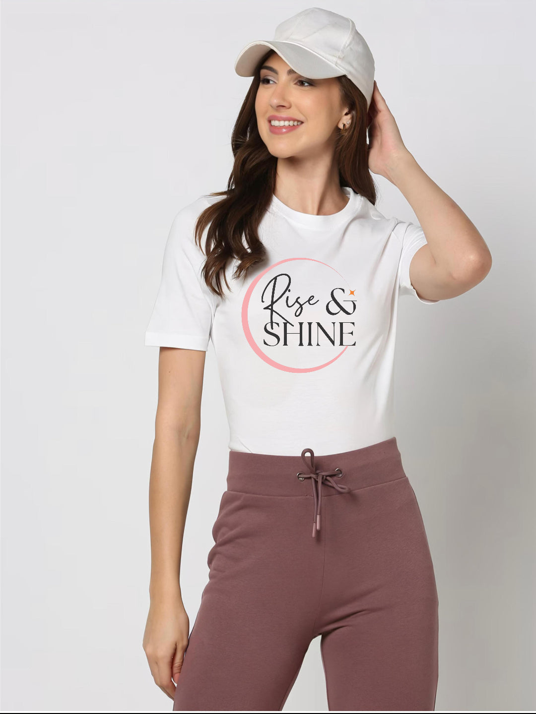 HESHA RISE & SHINE REGULAR PRINTED TSHIRT