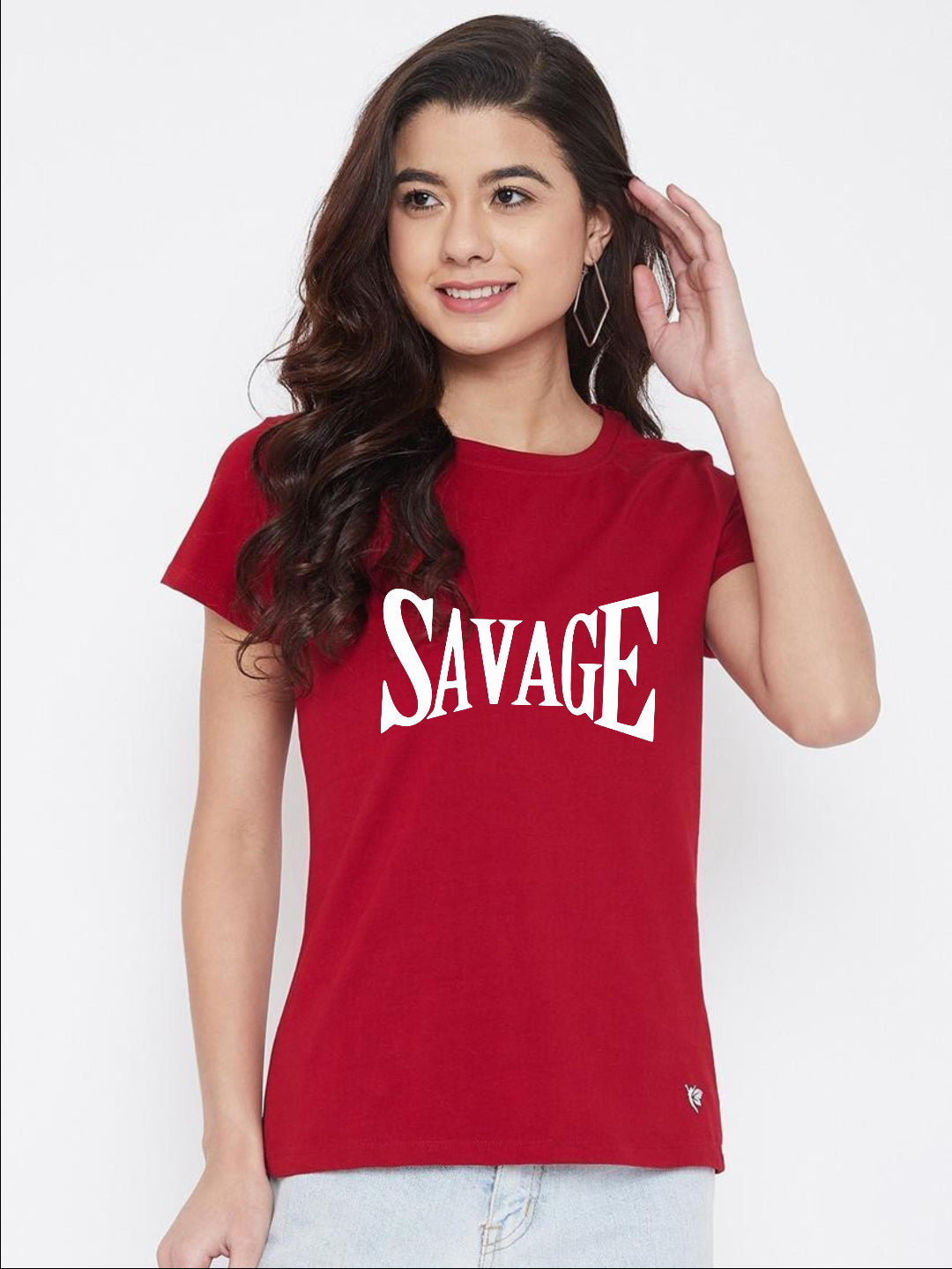HESHA SAVAGE REGULAR PRINTED TSHIRT
