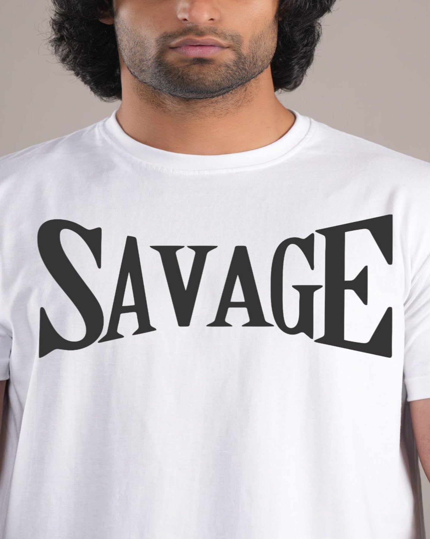 HESHA SAVAGE MENS REGULAR PRINTED TSHIRT