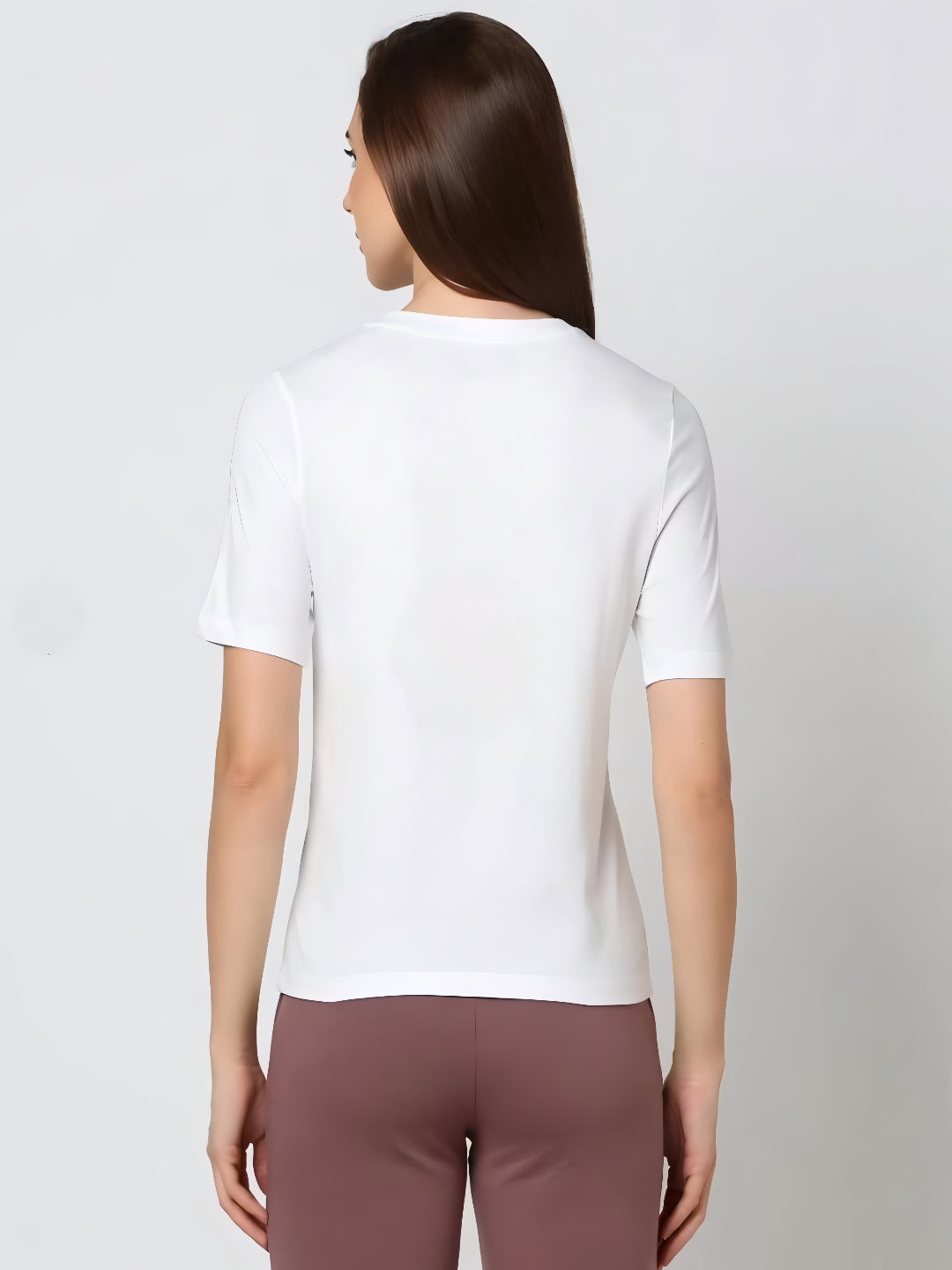 HESHA BE HAPPY WOMEN REGULAR PRINTED TSHIRT