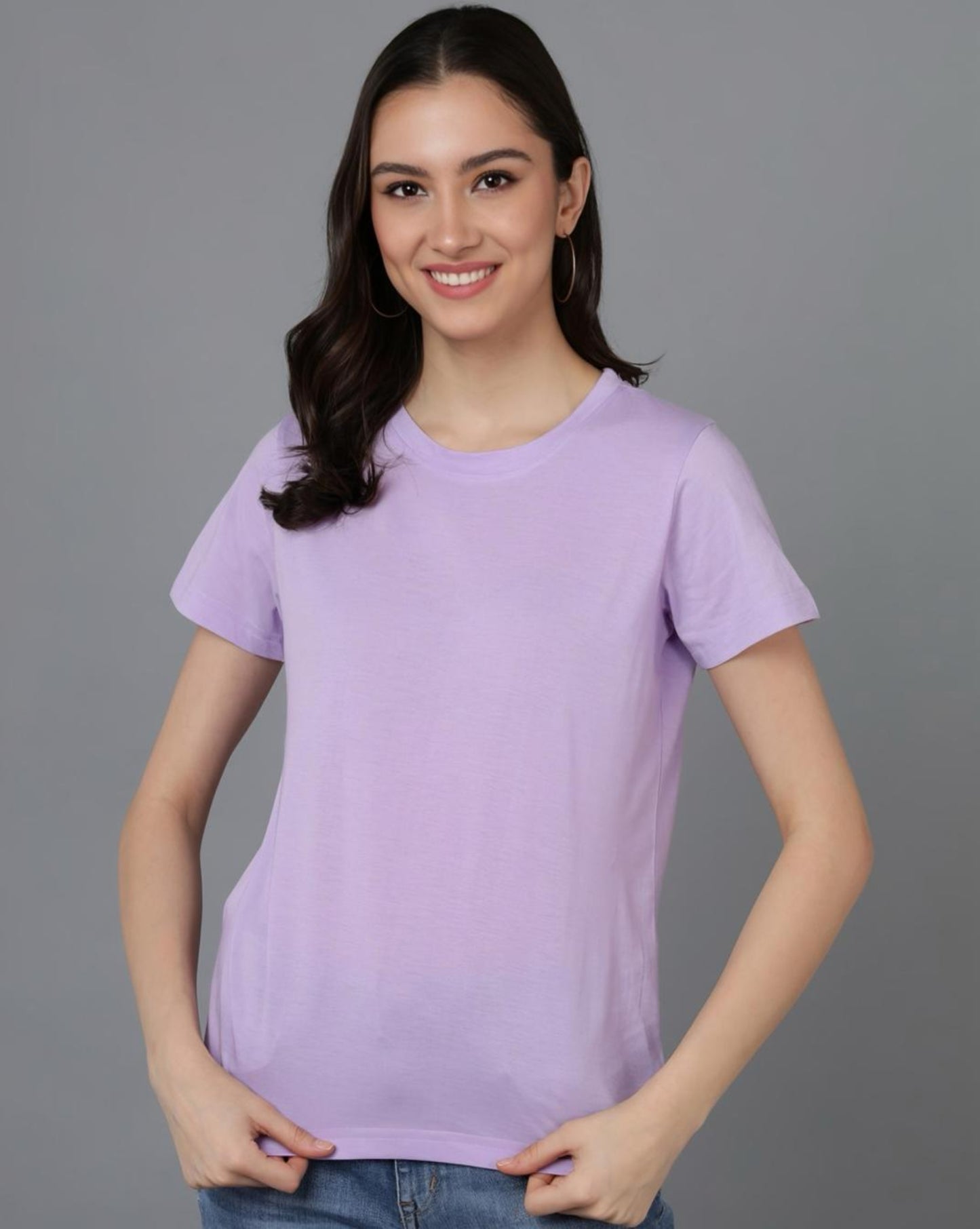 HESHA SOLID TSHIRTS REGULAR TSHIRT