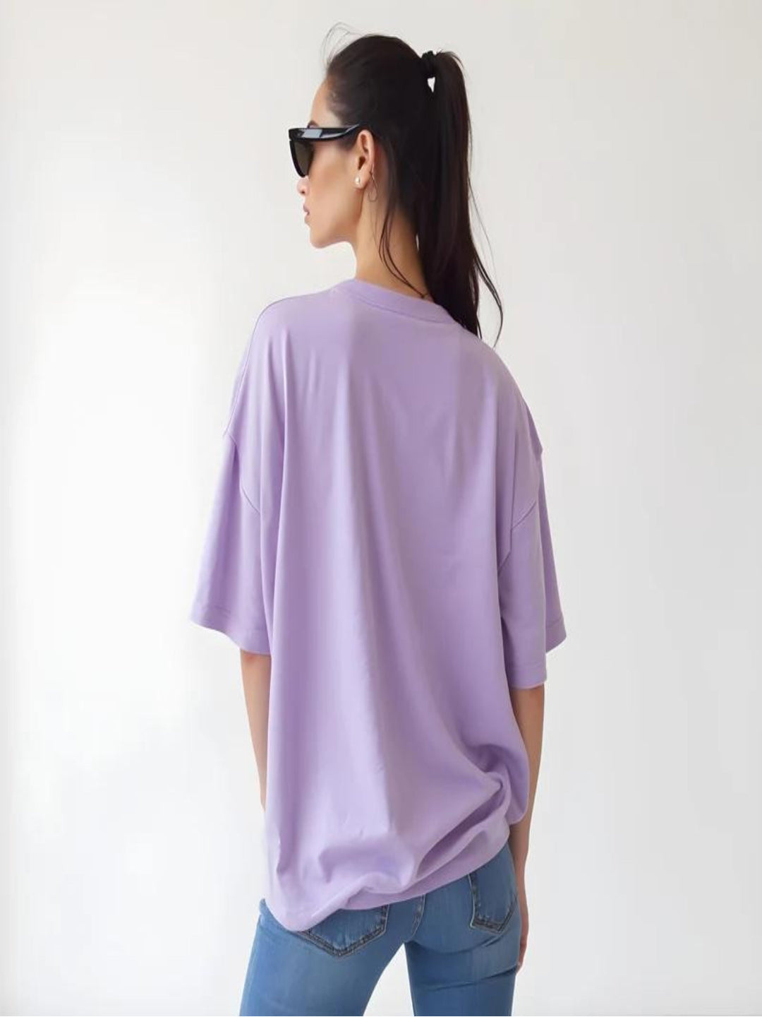 HESHA 90'S BABY WOMEN OVERSIZE PRINTED TSHIRT