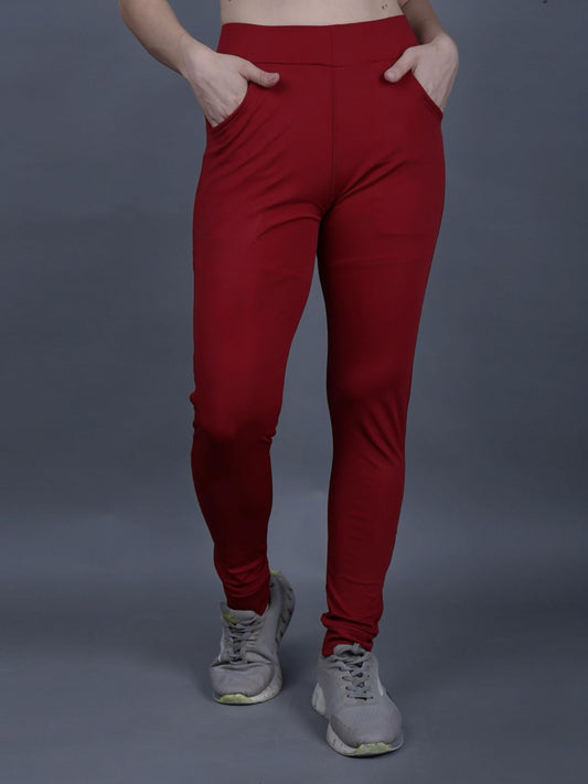 HESHA FITTED TROUSE BOTTOM WEARS MAROON
