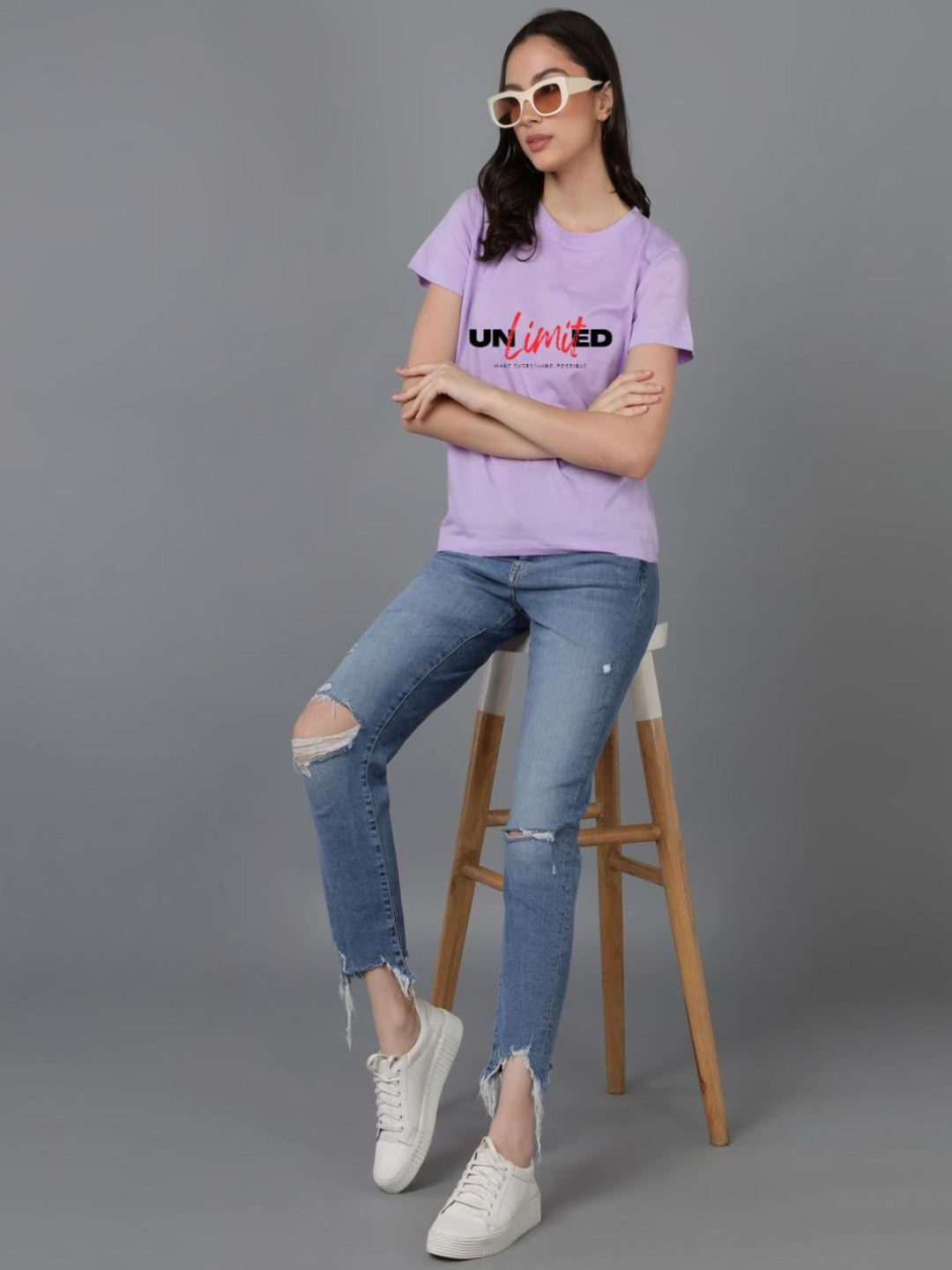 HESHA UNLIMITED REGULAR PRINTED TSHIRT