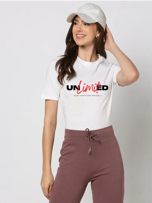 HESHA UNLIMITED REGULAR PRINTED TSHIRT