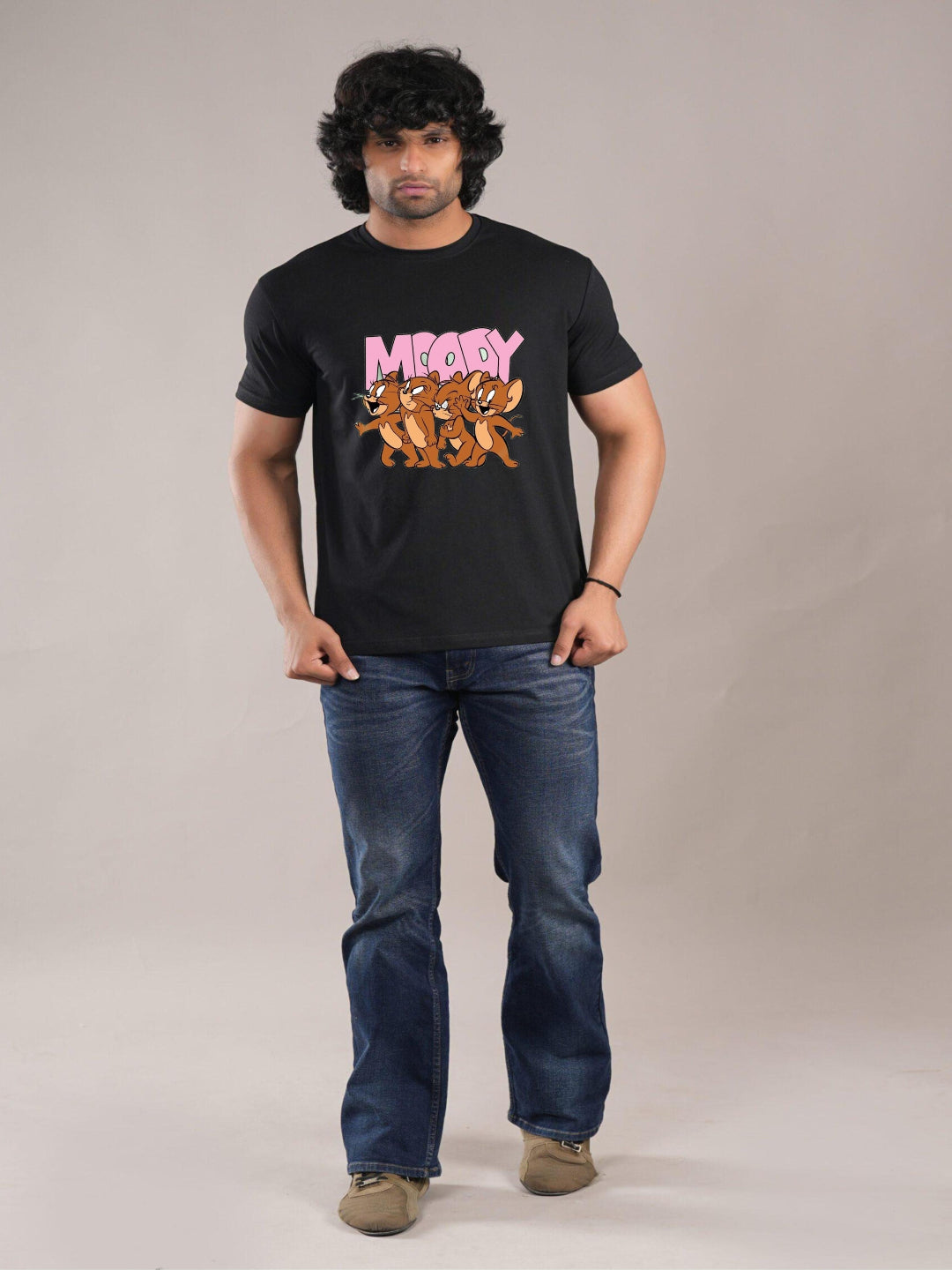 HESHA MOODY MENS REGULAR PRINTED TSHIRT