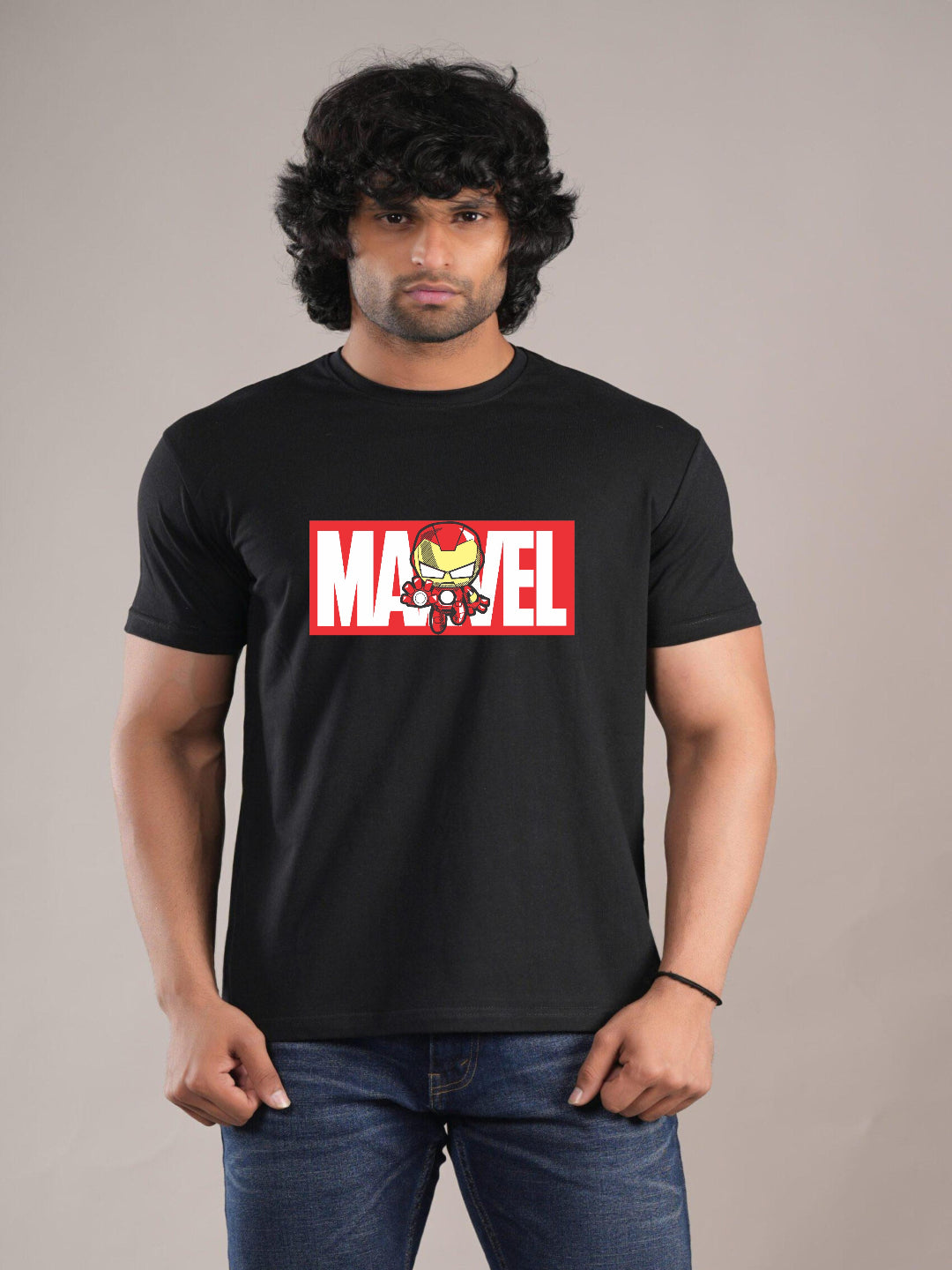HESHA MARVAL MENS REGULAR PRINTED TSHIRT