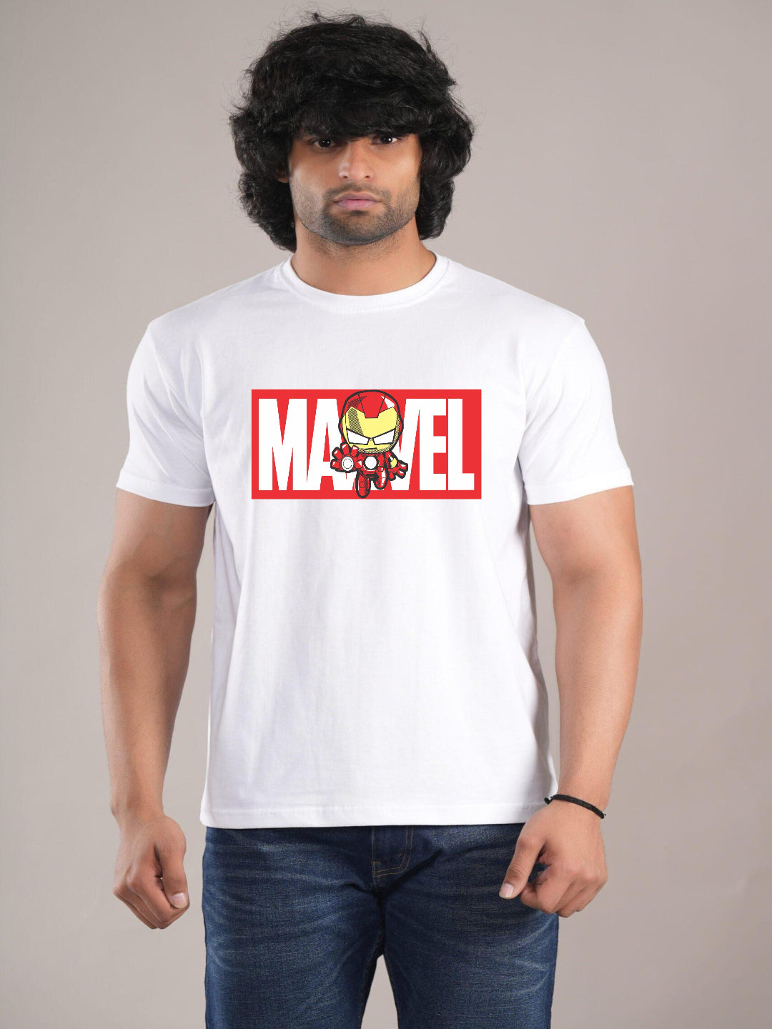 HESHA MARVAL MENS REGULAR PRINTED TSHIRT