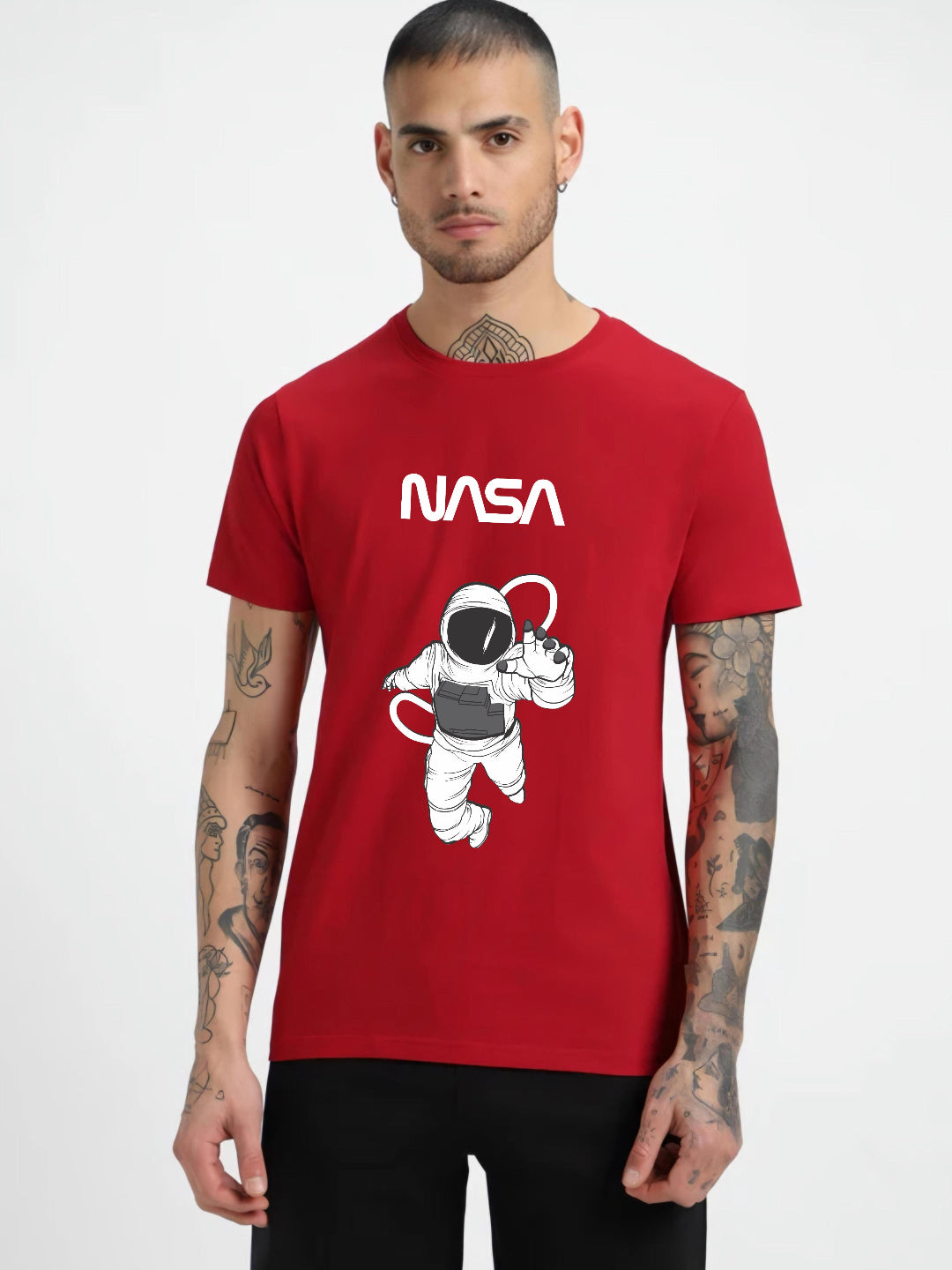 HESHA NASA MENS REGULAR PRINTED TSHIRT