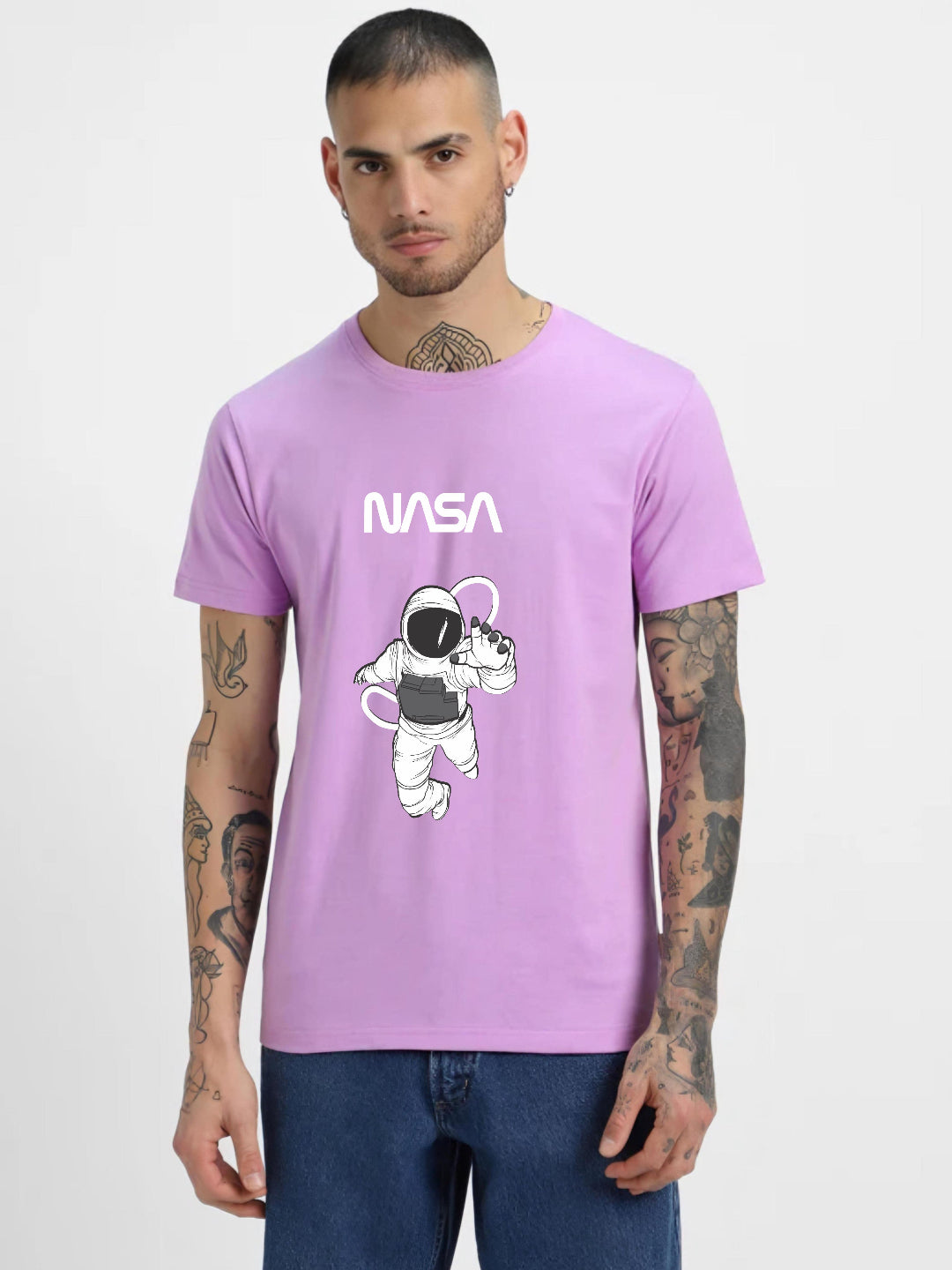 HESHA NASA MENS REGULAR PRINTED TSHIRT