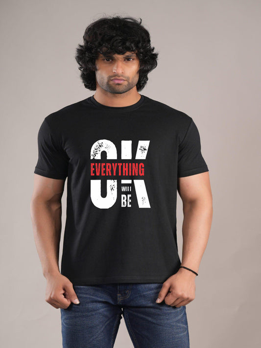 HESHA OK MENS REGULAR PRINTED TSHIRT