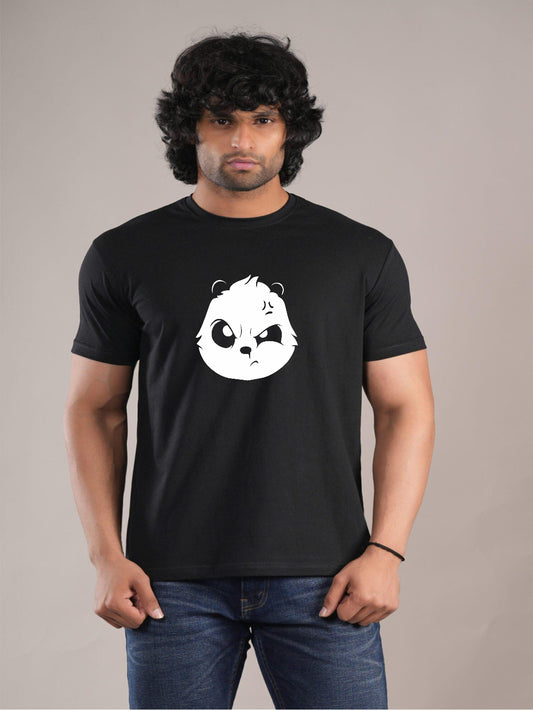 HESHA URBAN DRIFT PANDA MENS REGULAR PRINTED TSHIRT