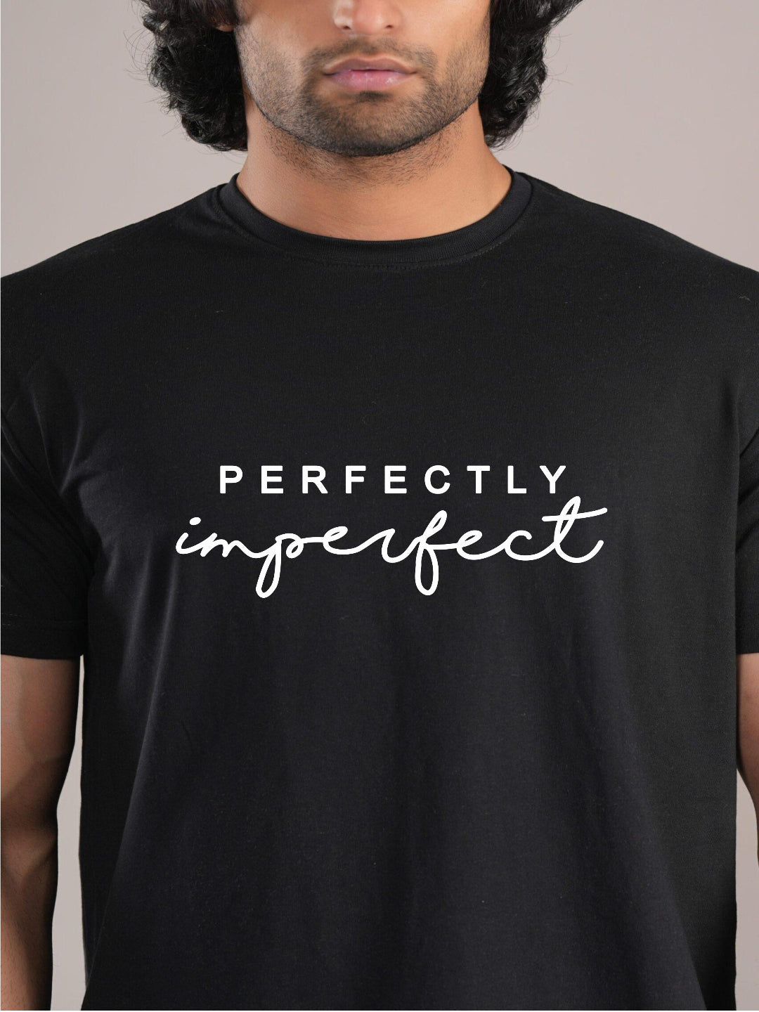 HESHA PERFECTYL IMPERFECT MENS REGULAR PRINTED TSHIRT