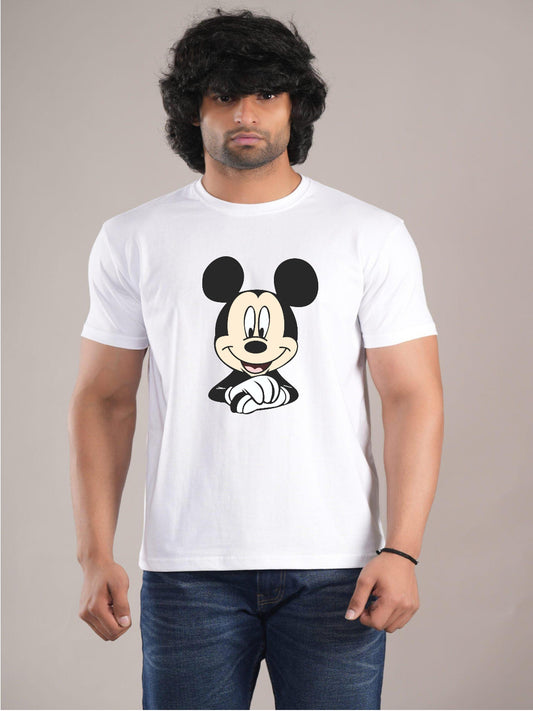 HESHA NEW MICKEY MENS REGULAR PRINTED TSHIRT