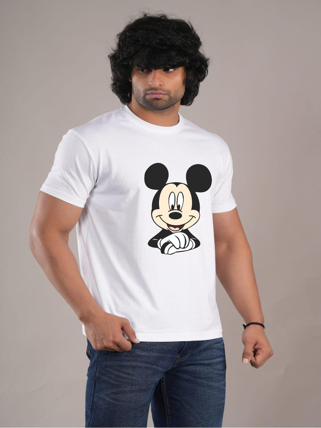 HESHA NEW MICKEY MENS REGULAR PRINTED TSHIRT