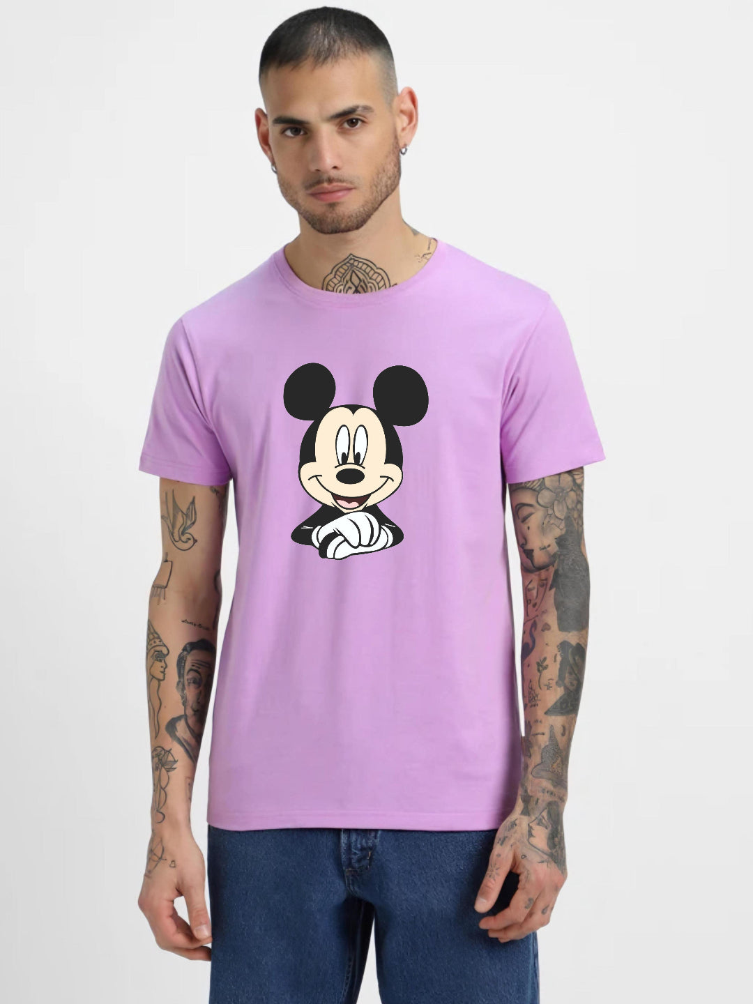 HESHA NEW MICKEY MENS REGULAR PRINTED TSHIRT