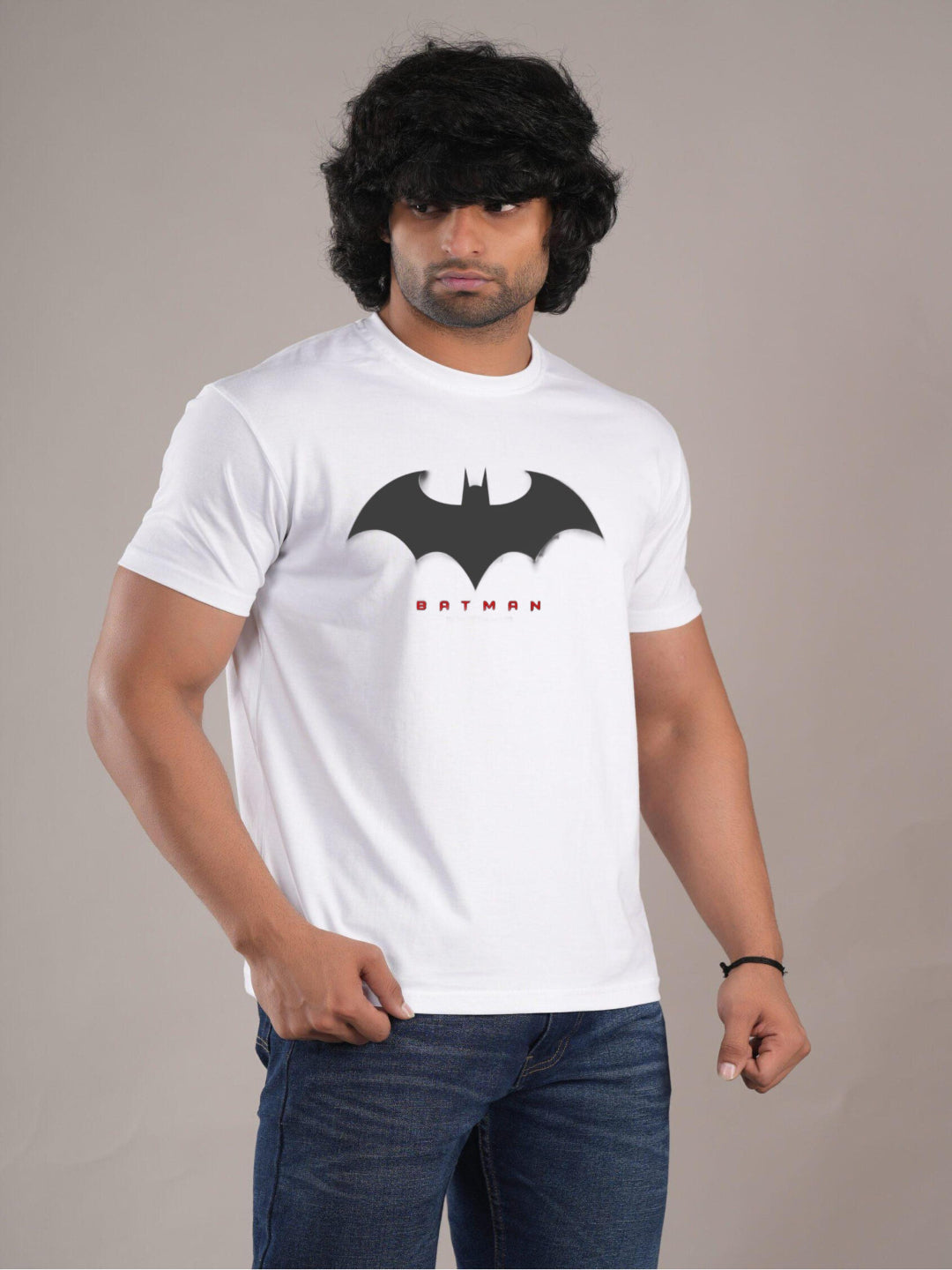 HESHA BAT MAN MENS REGULAR PRINTED TSHIRT