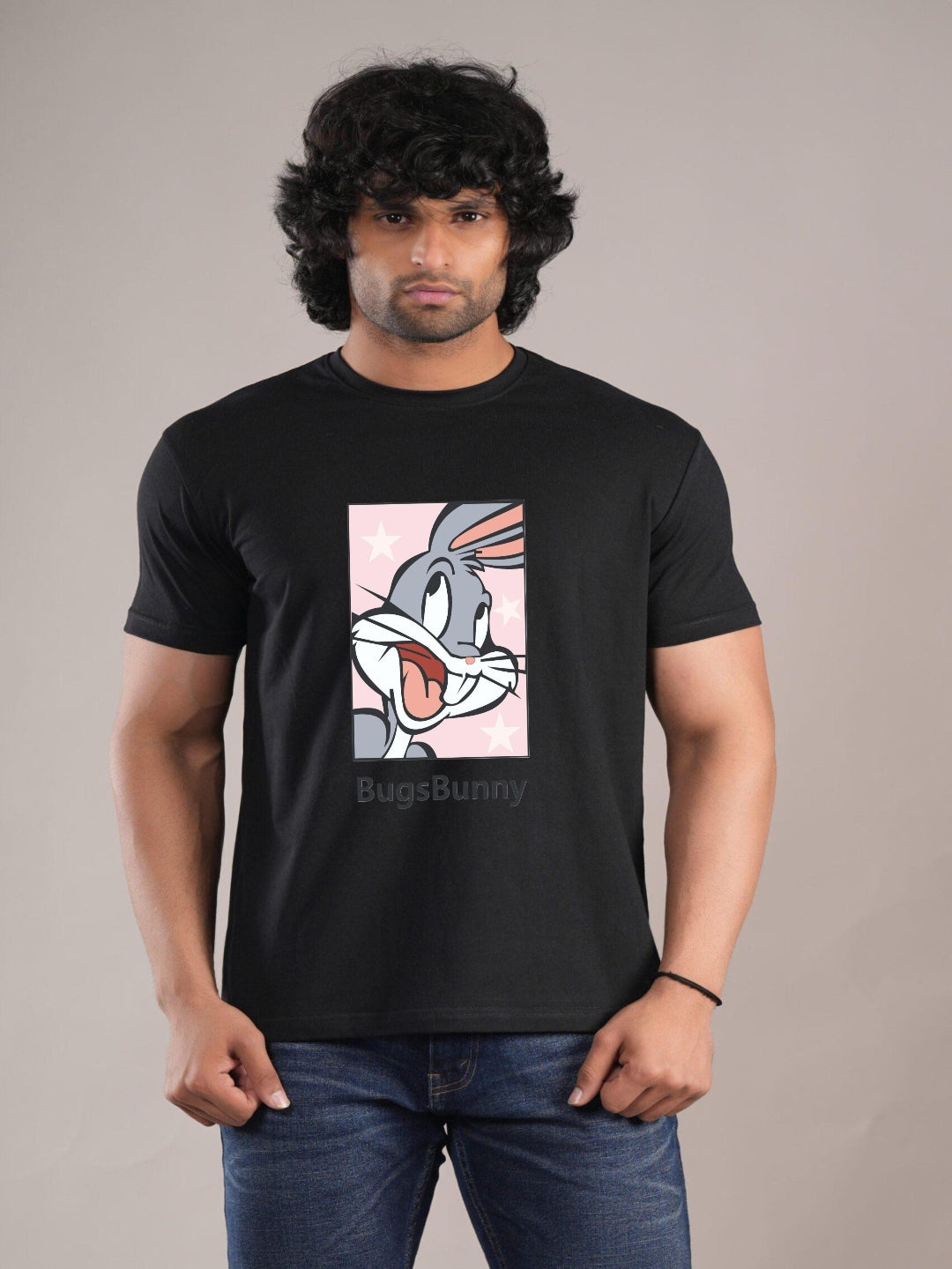 HESHA BUNNY MENS REGULAR PRINTED TSHIRT