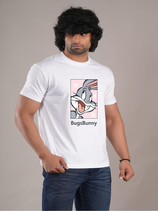 HESHA BUNNY MENS REGULAR PRINTED TSHIRT