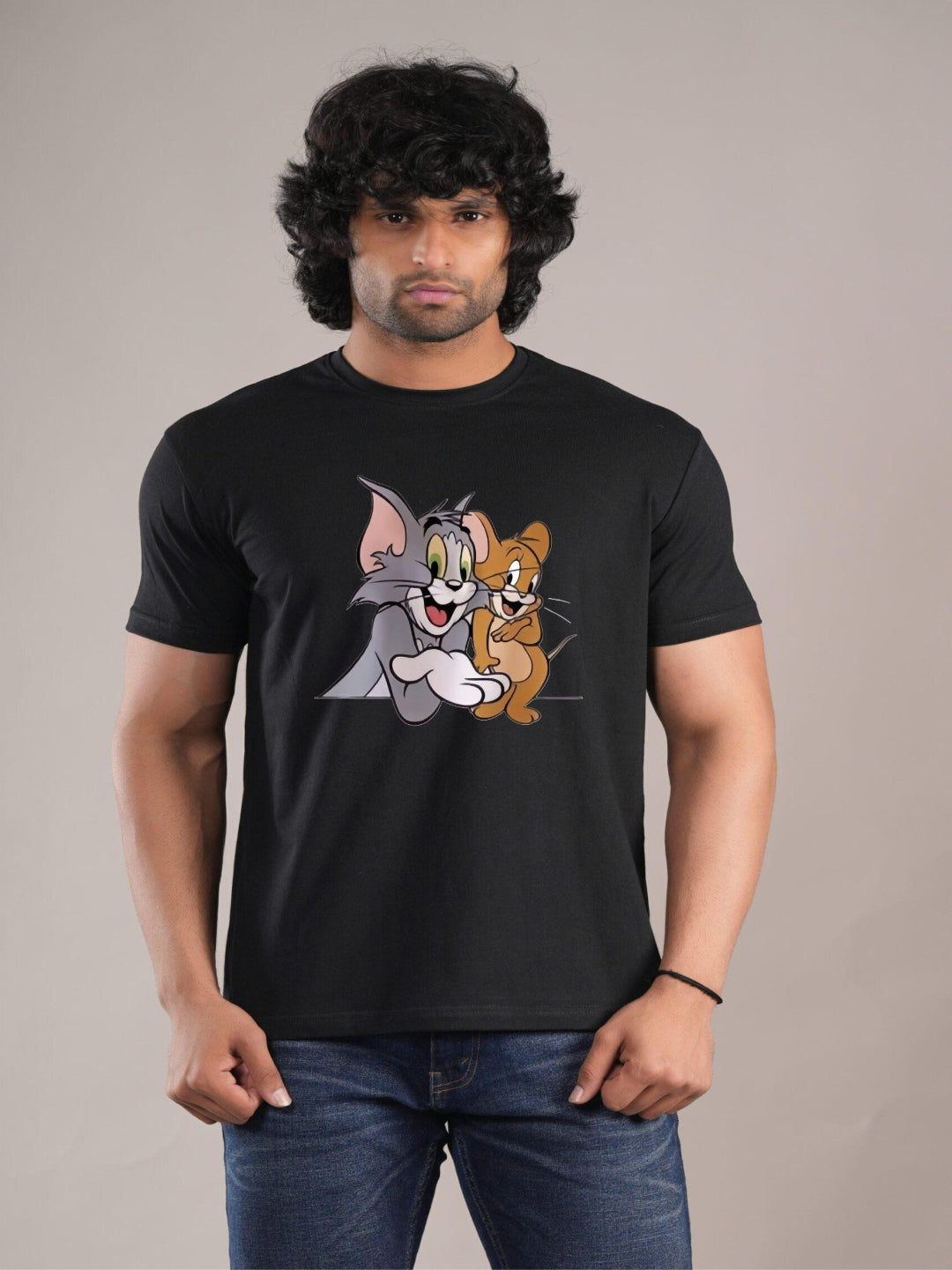 HESHA NEW TOM&JERRY MENS REGULAR PRINTED TSHIRT