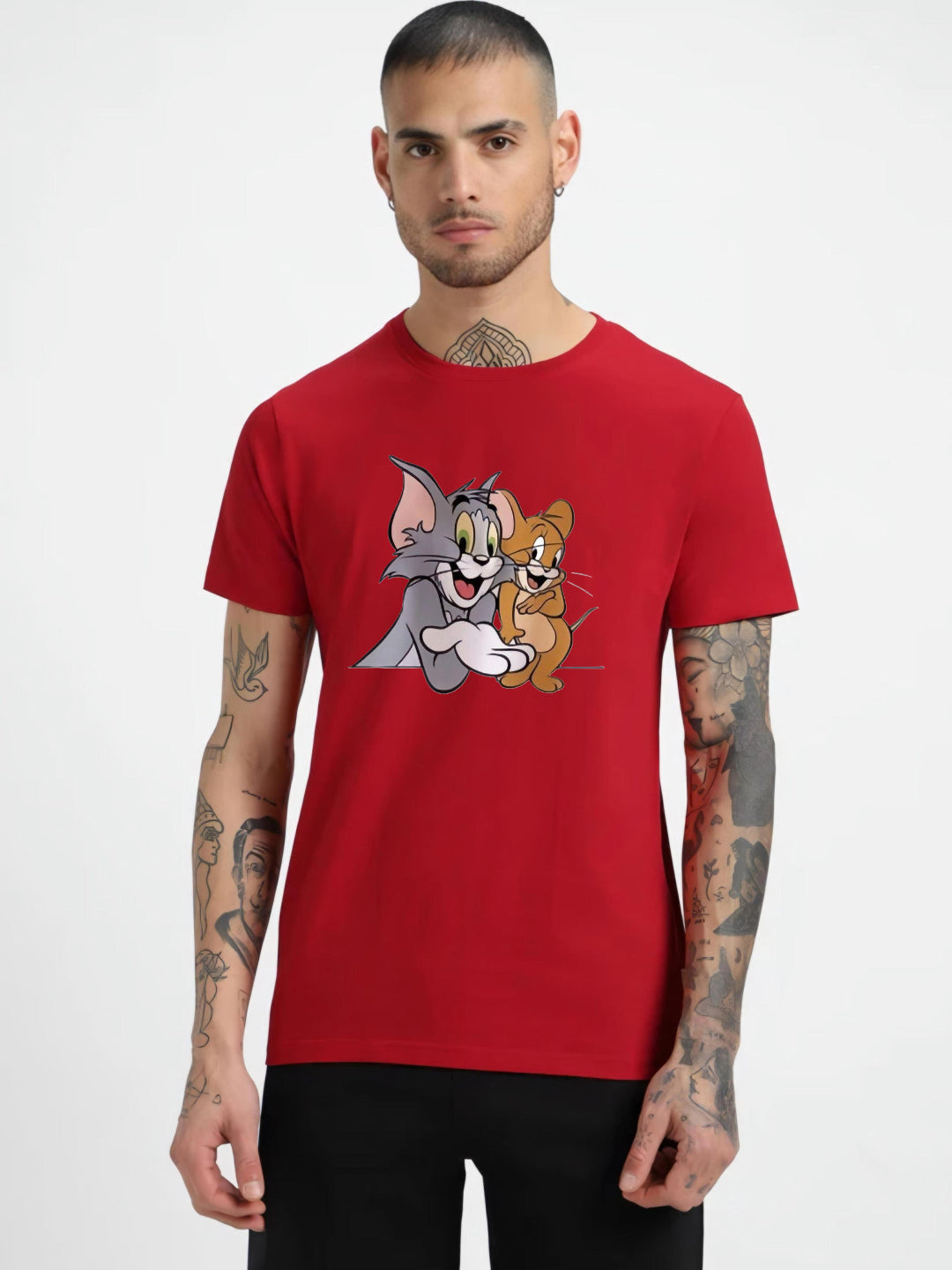 HESHA NEW TOM&JERRY MENS REGULAR PRINTED TSHIRT