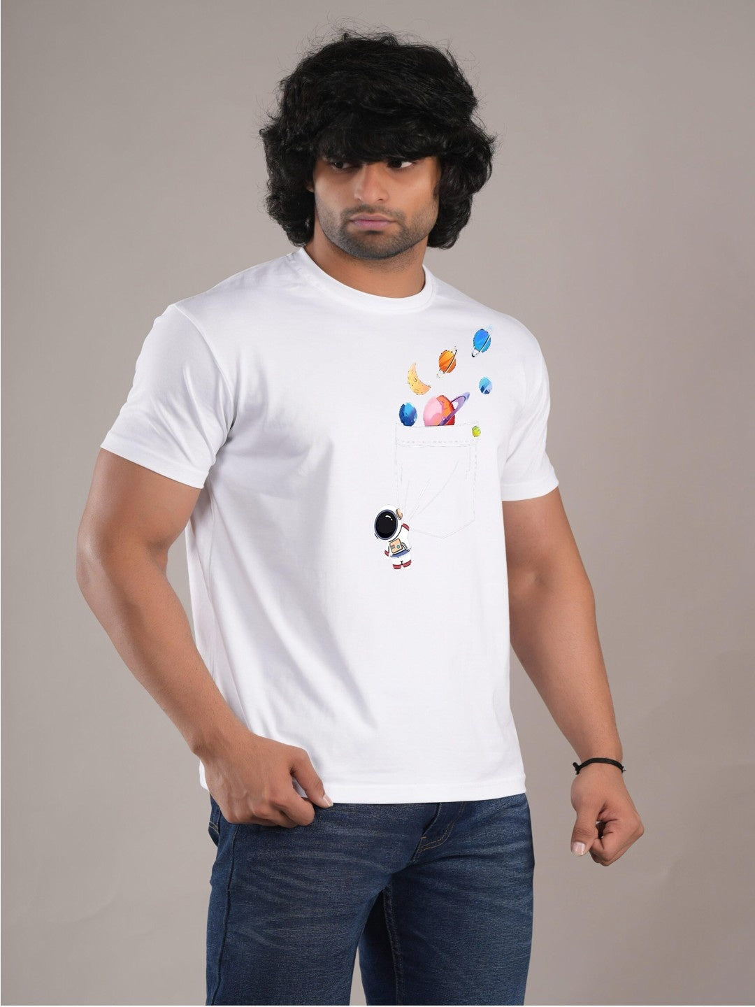 HESHA ZERO GRAVITY MENS PRINTED TSHIRT