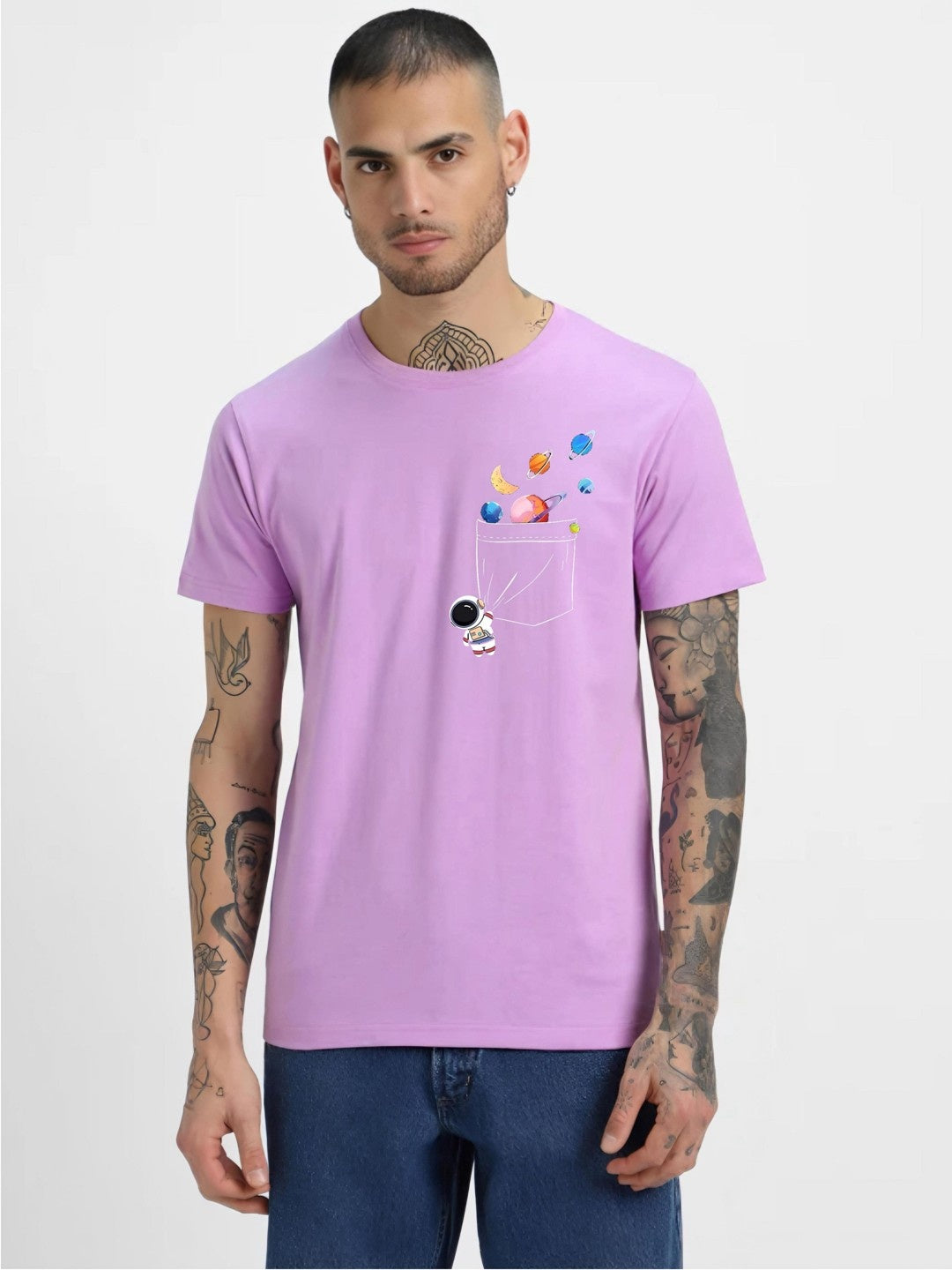 HESHA ZERO GRAVITY MENS PRINTED TSHIRT