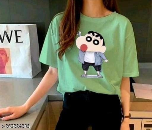 SHINCHAN WOMEN OVERSIZE TSHIRT