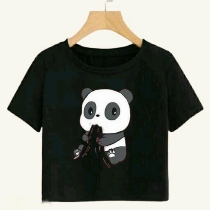 HUNGRY PANDA CROP TSHIRT