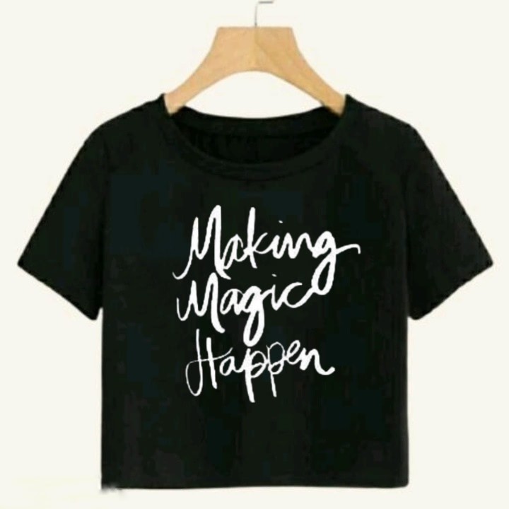 MAKING MAGIC CROP TSHIRT