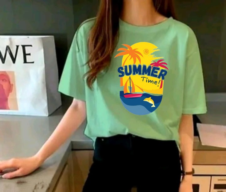 SUMMER TIME WOMEN OVERSIZE TSHIRT