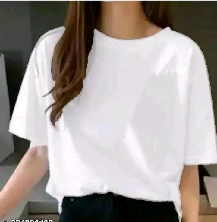 PLAIN WOMEN OVERSIZE TSHIRT