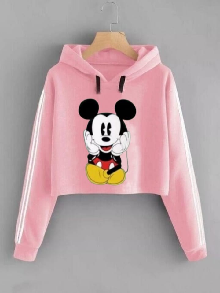 SINGLE MICKEY CROP HUDDIE