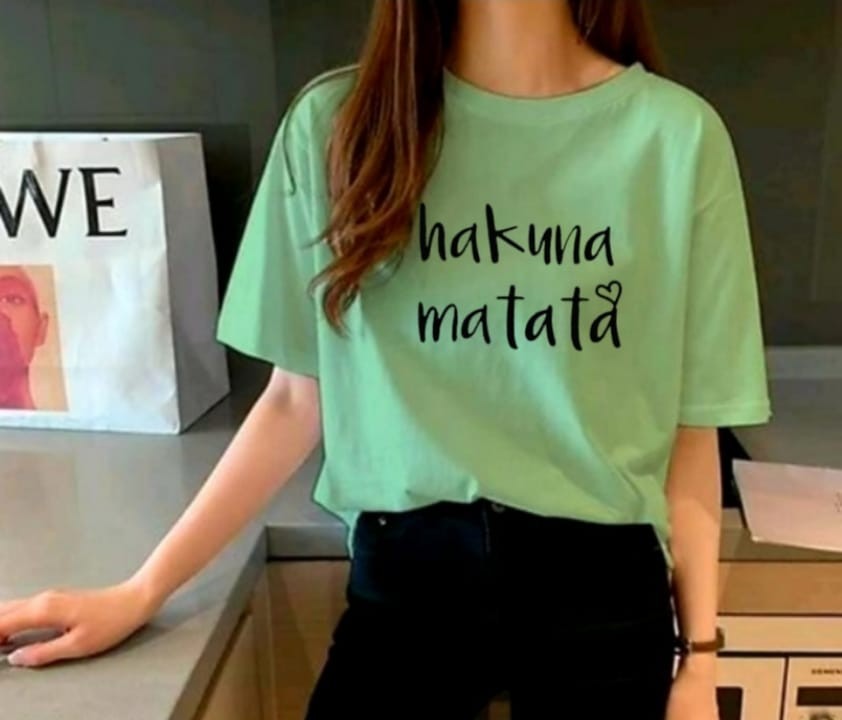 HAKUNA MATATA WOMEN OVERSIZE TSHIRT