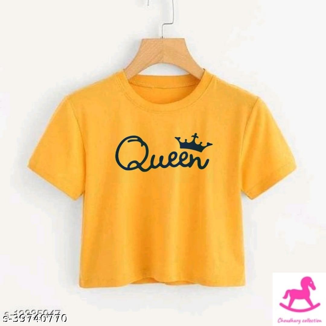 OLD QUEEN CROP TSHIRT