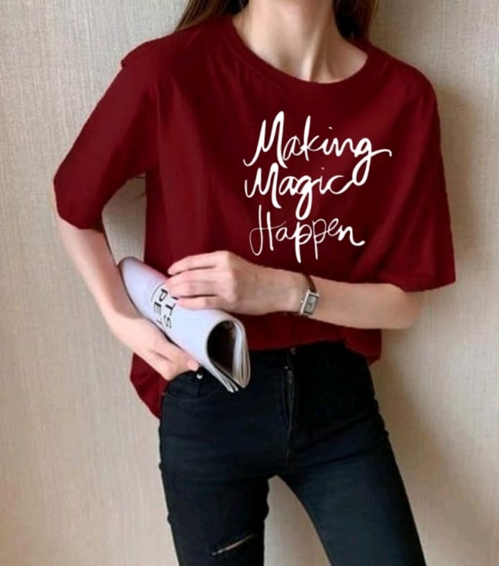 MAKING MAGIC WOMEN OVERSIZE TSHIRT