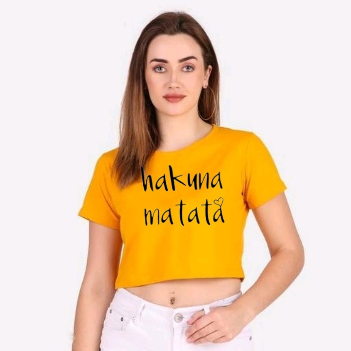 HAKUNA MATATA CROP TSHIRT